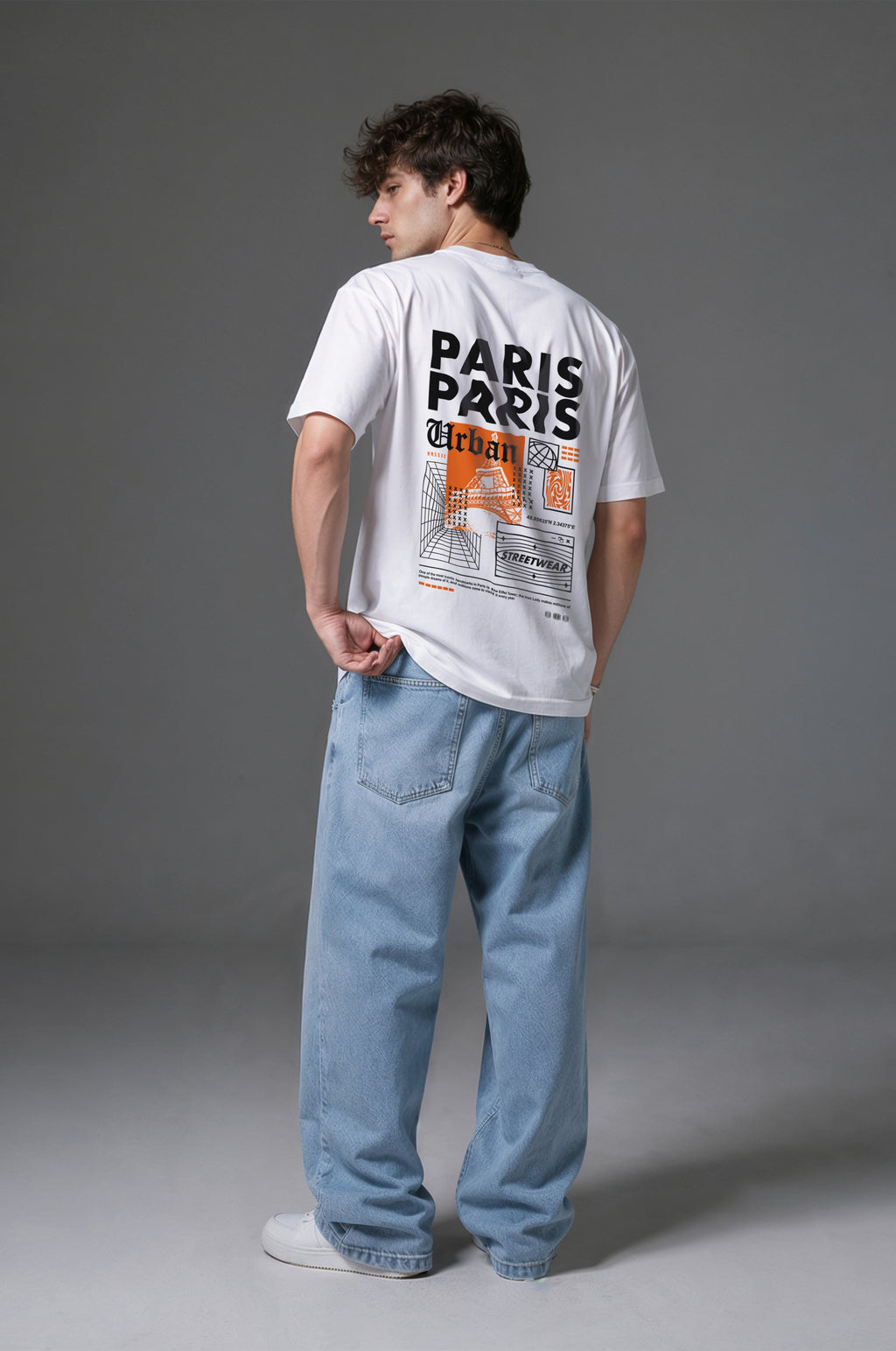 Paris Men Oversized Classic T-Shirt