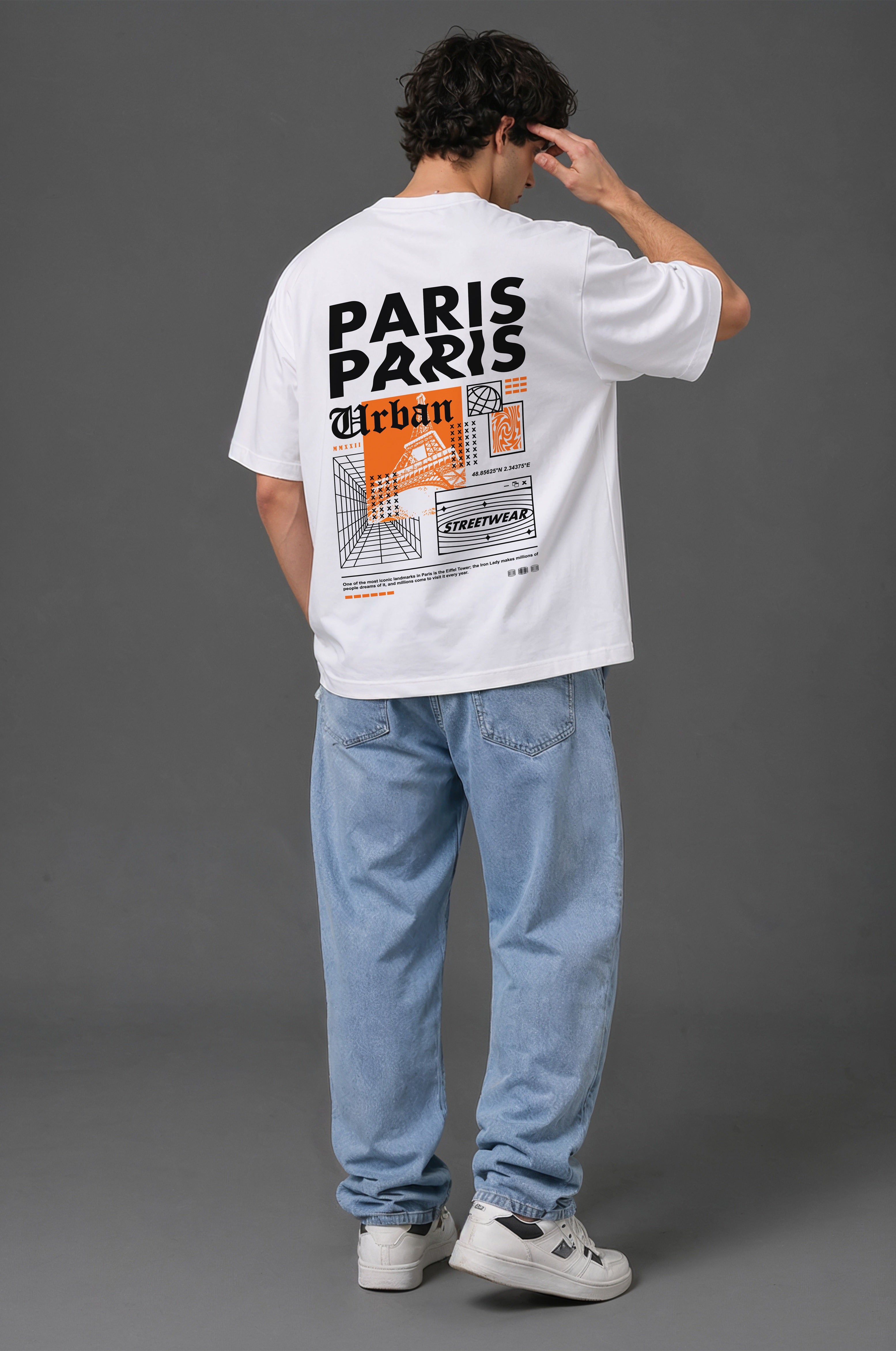 Paris Men Oversized Classic T-Shirt