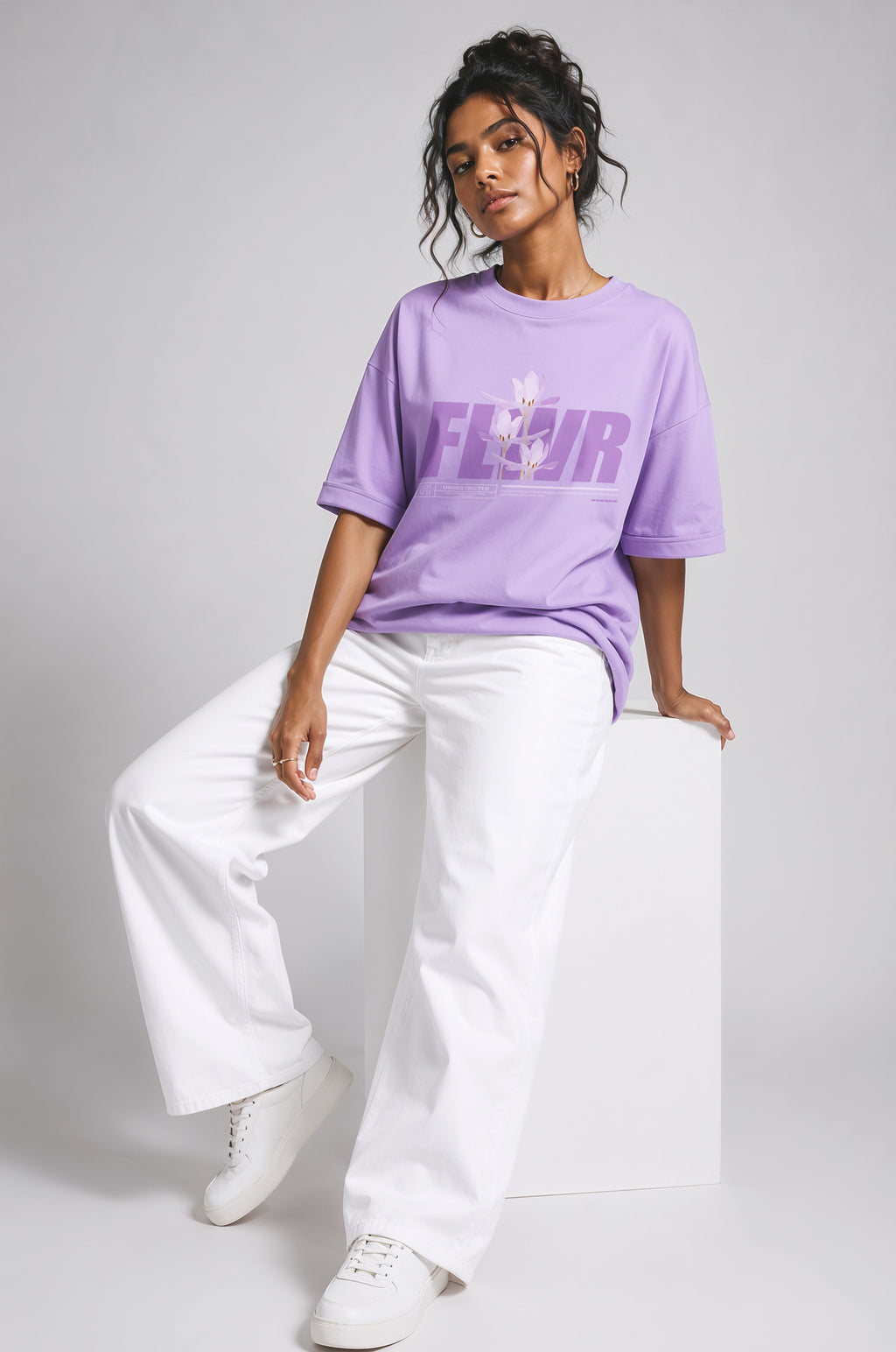 Flwr Women Oversized Classic T-Shirt