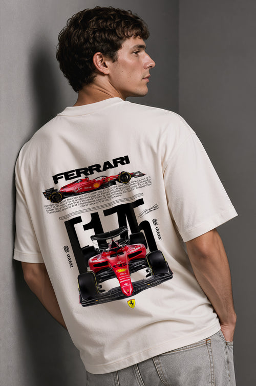 Ferrari F1-75 Men Oversized Classic T-Shirt