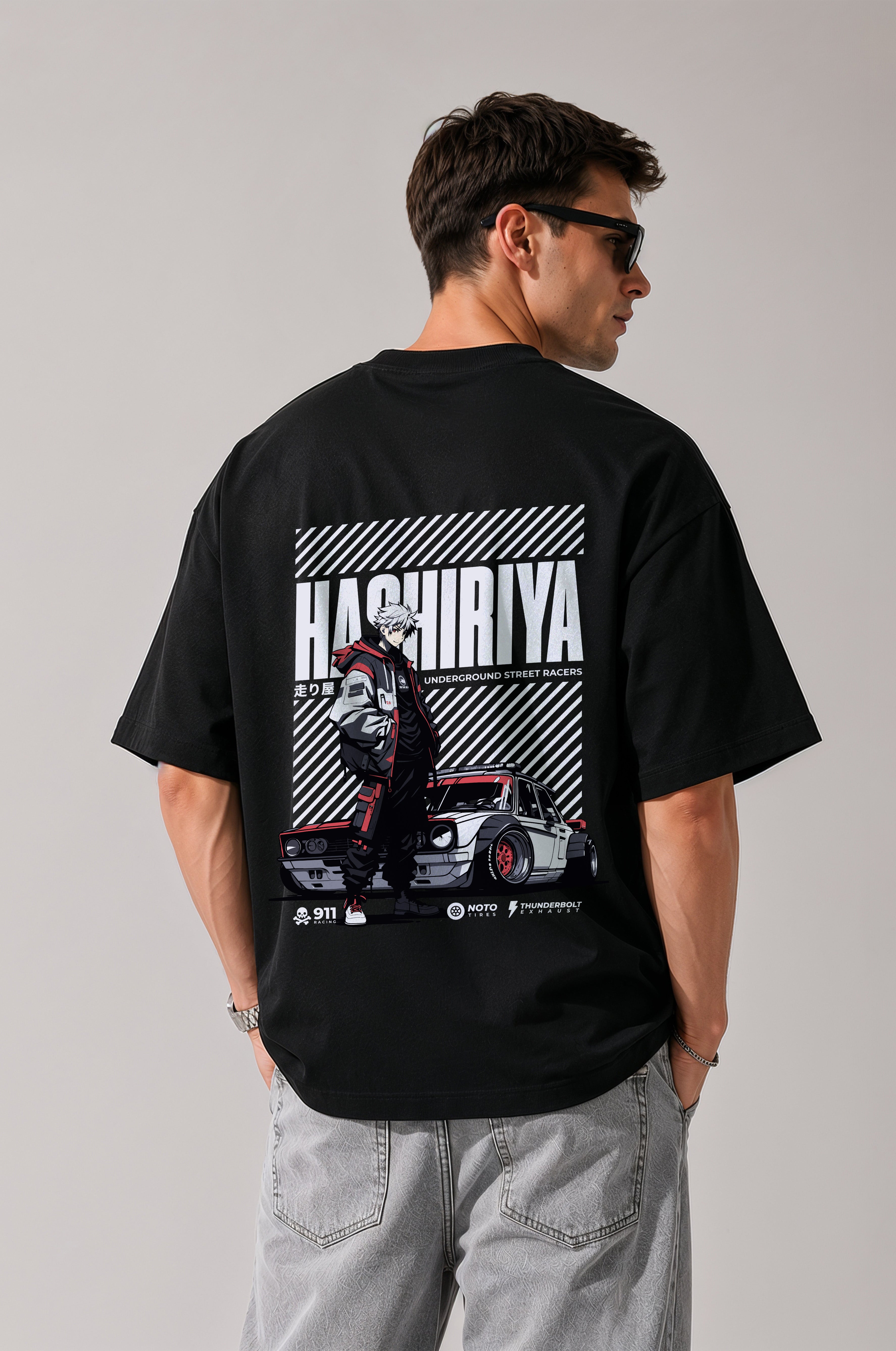 Hashiriya Men Oversized Classic T-Shirt