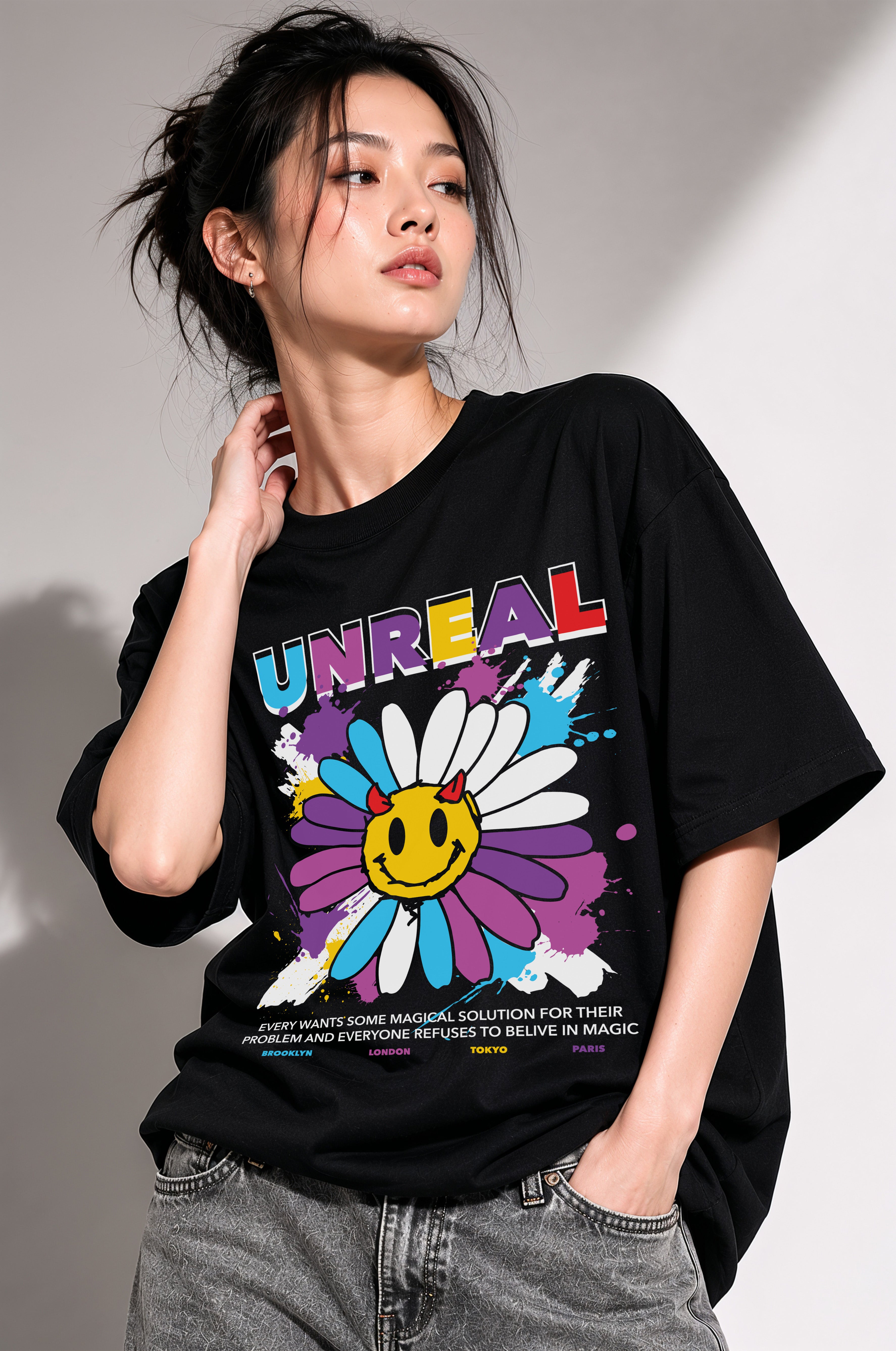 Unreal Women Oversized Classic T-Shirt