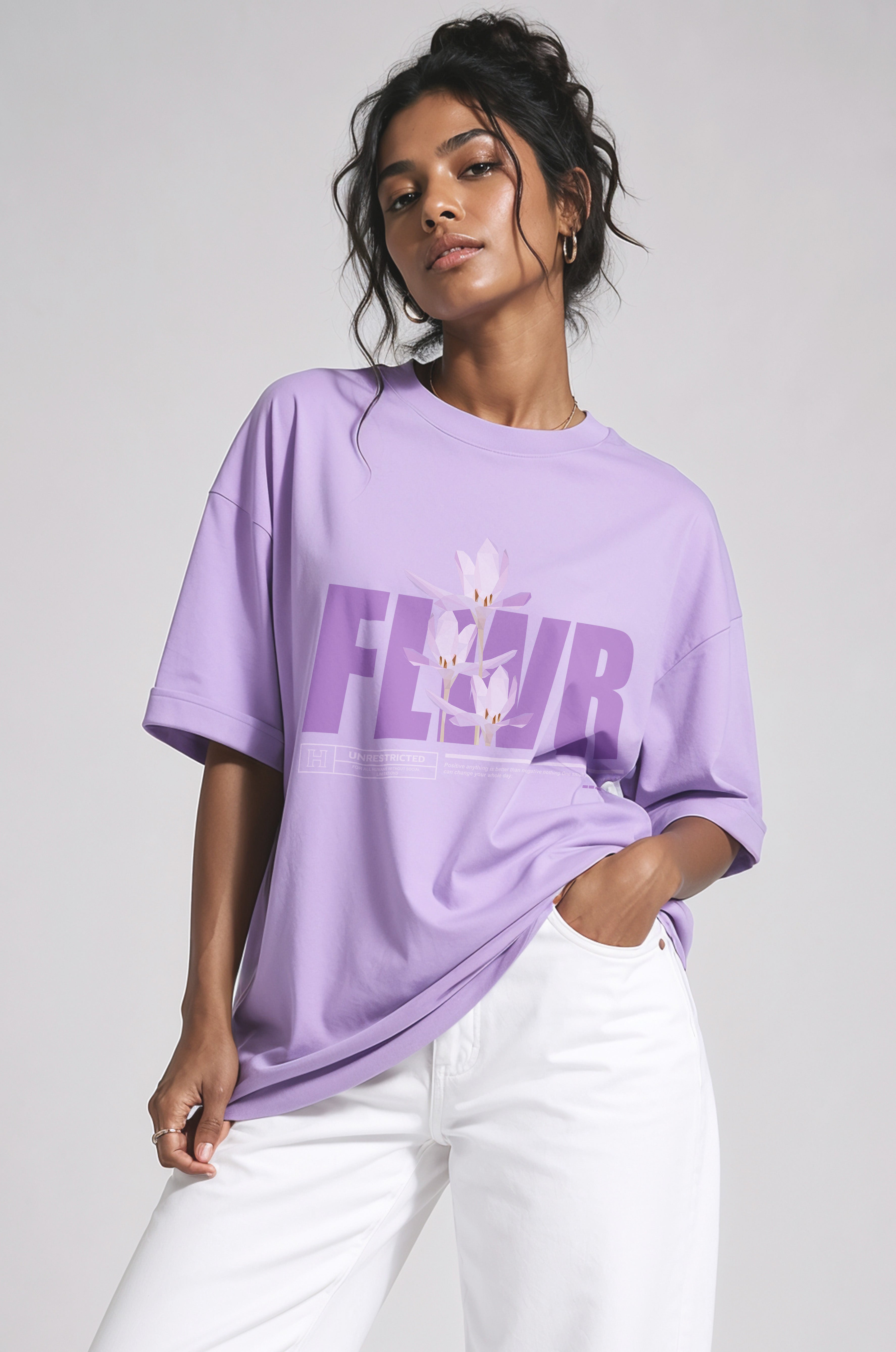 Flwr Women Oversized Classic T-Shirt
