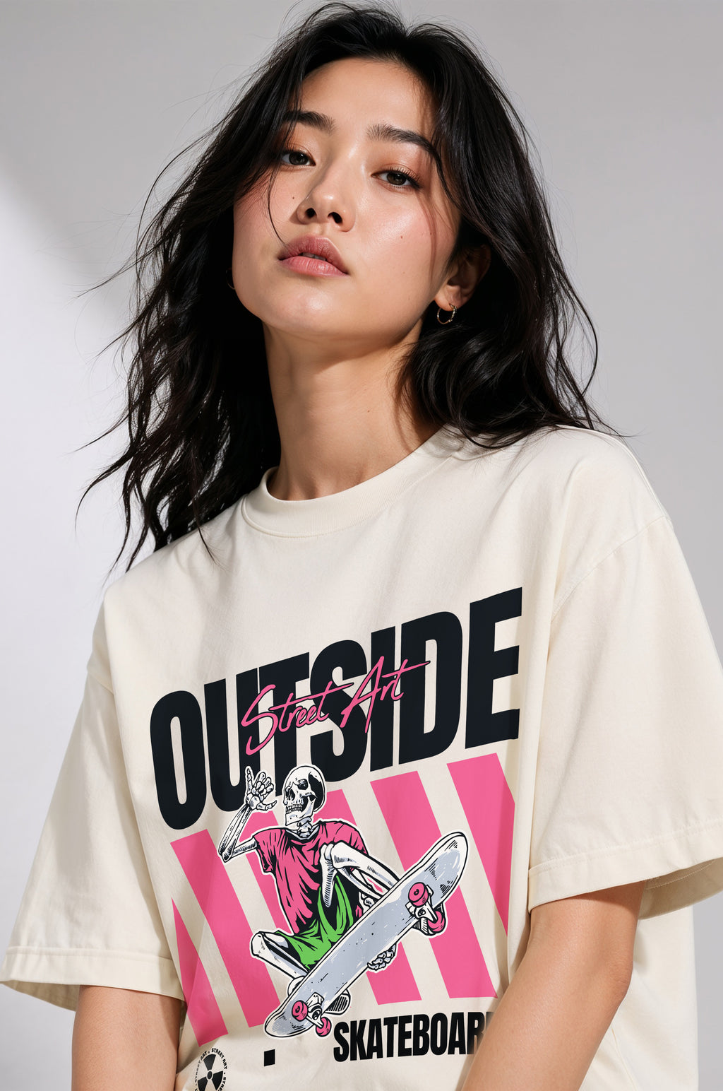 Outside Women Oversized Classic T-Shirt