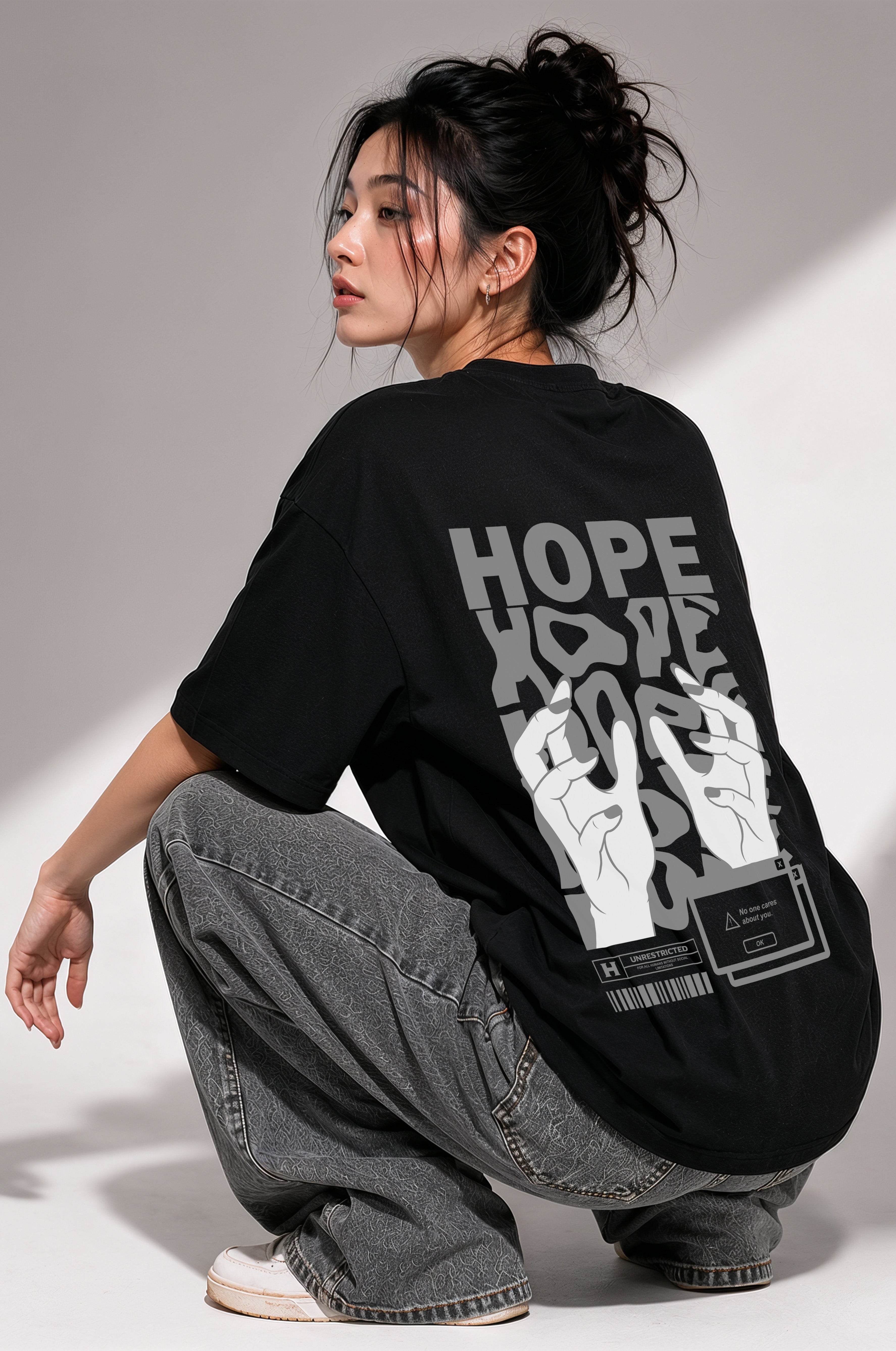 Hope Women Oversized Classic T-Shirt
