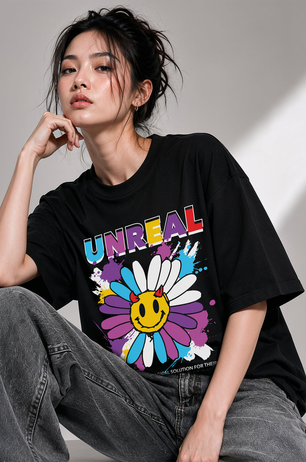 Unreal Women Oversized Classic T-Shirt