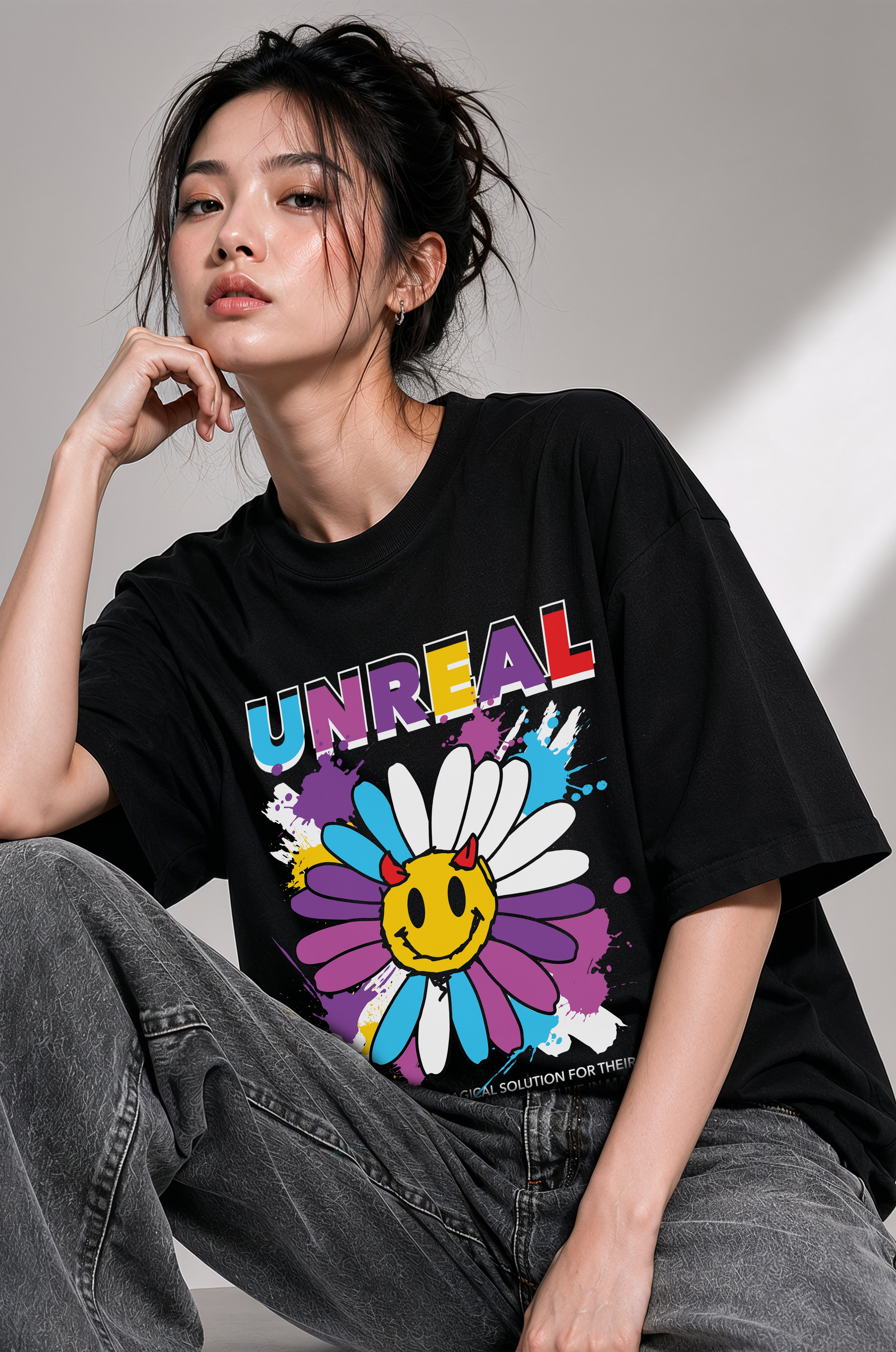 Unreal Women Oversized Classic T-Shirt