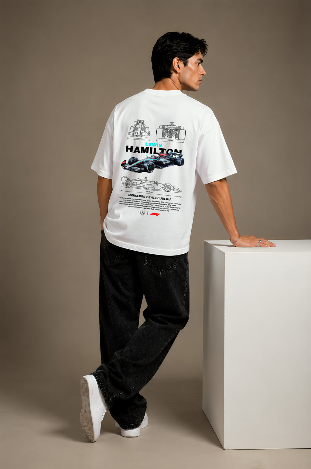 Lewis Hamilton Men Oversized Classic T-Shirt