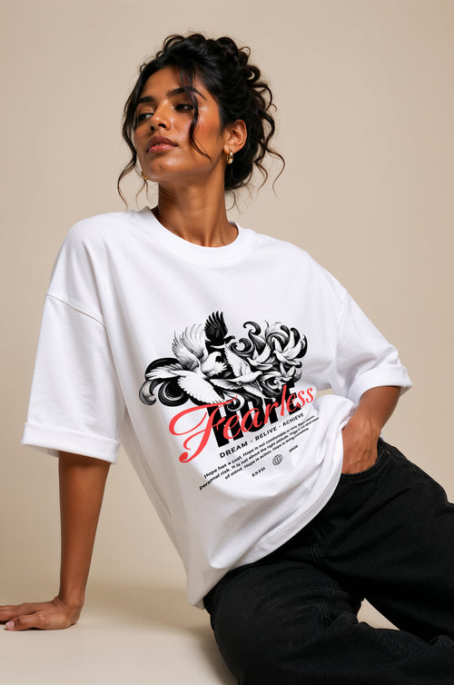 Fearless Women Oversized Classic T-Shirt