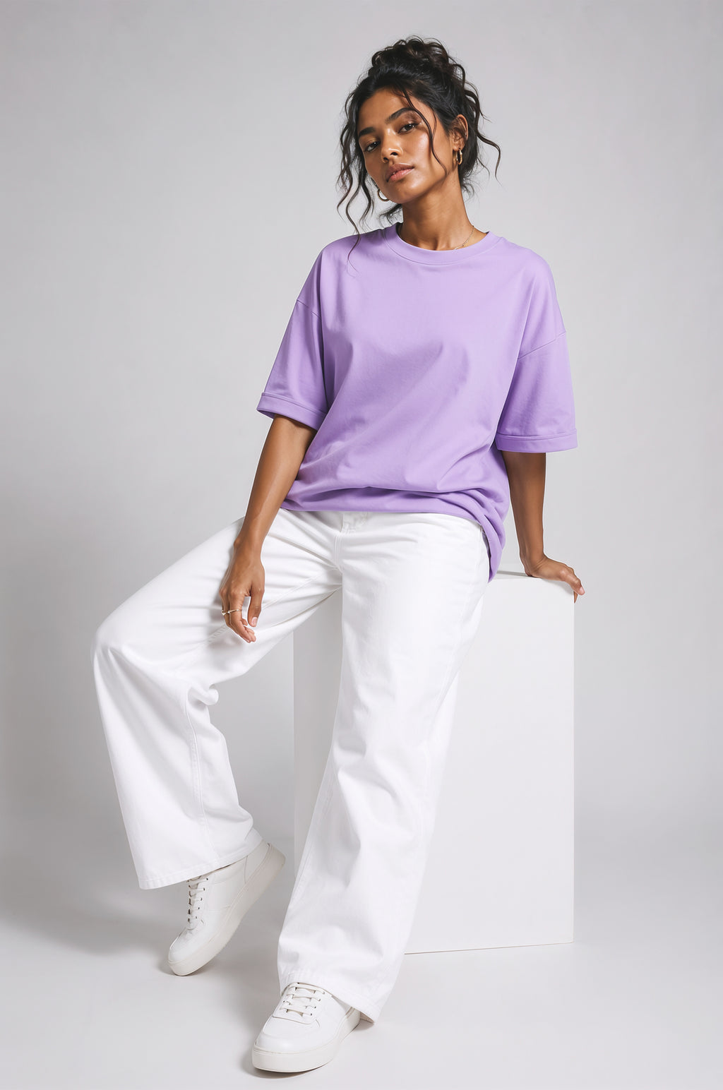 Saturn Women Oversized Classic T-Shirt