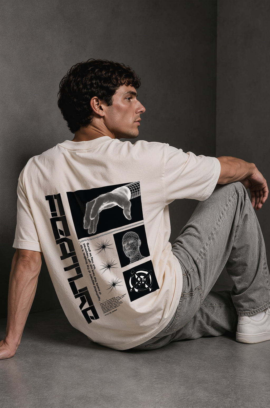 Feature Men Oversized Classic T-Shirt