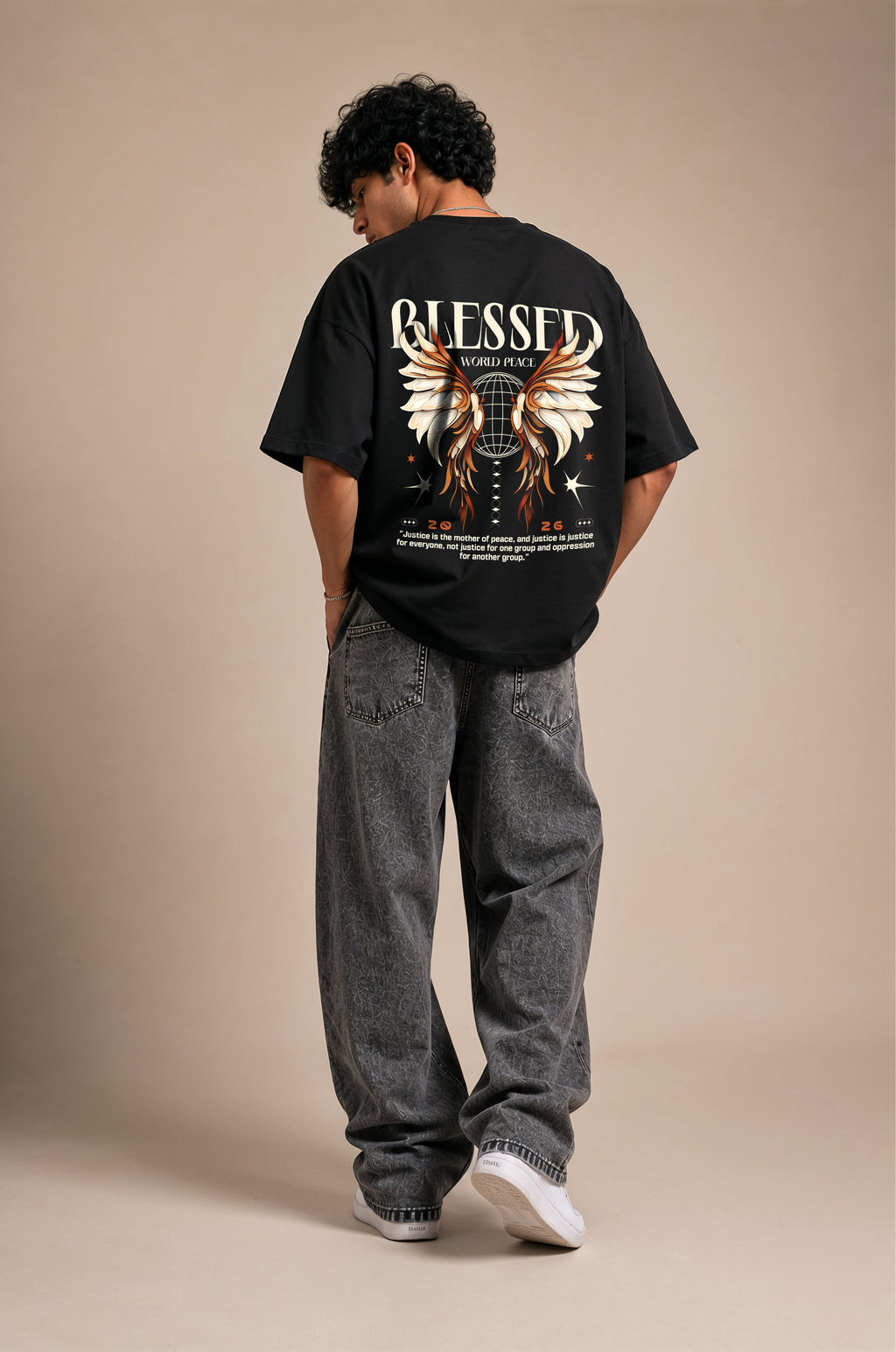Blessed Men Oversized Classic T-Shirt
